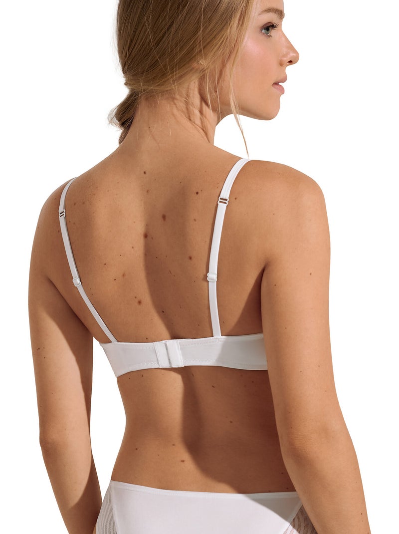 Soutien-gorge préformé sans armatures nikki Blanc - Kiabi