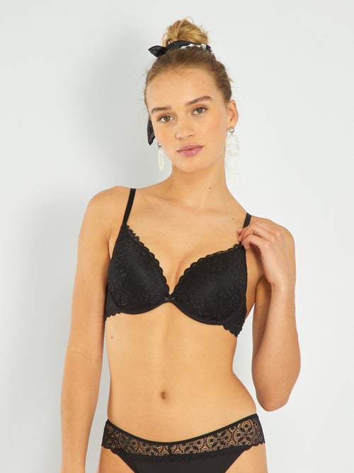 Soutien-gorge push-up dentelle - Kiabi