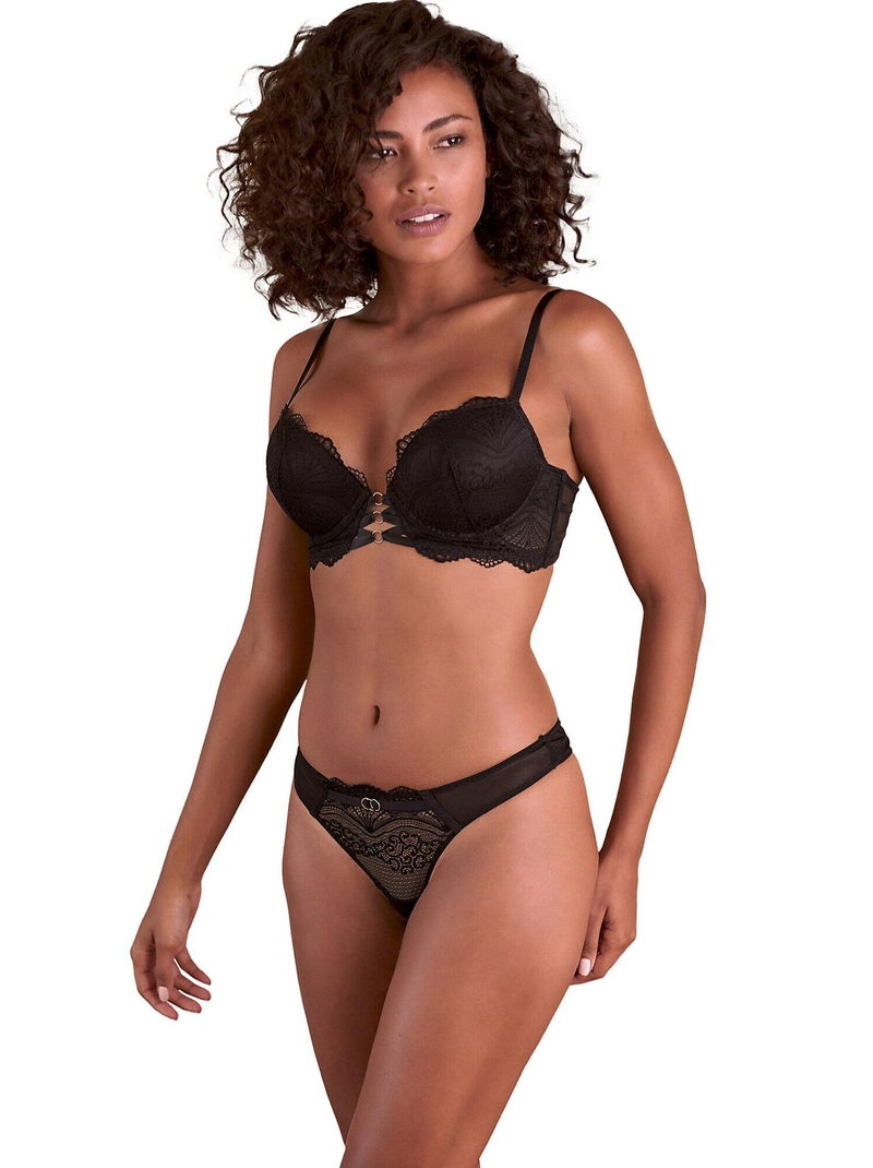 Soutien-gorge push-up eleonora Noir - Kiabi