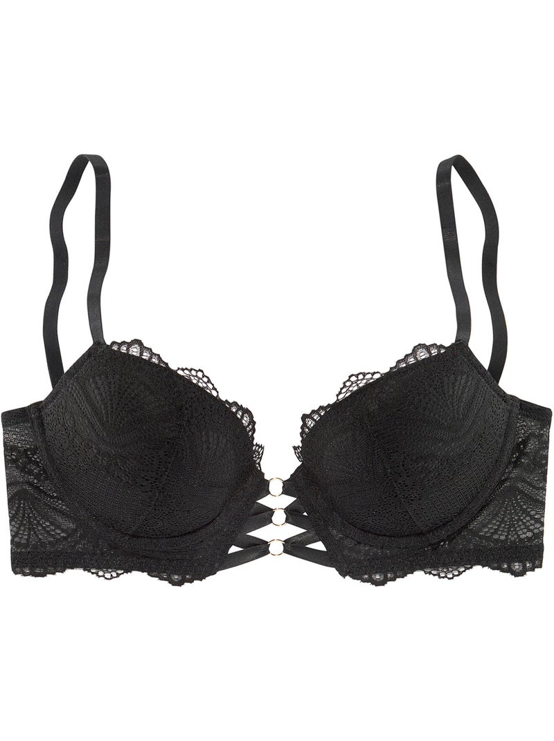 Soutien-gorge push-up eleonora Noir - Kiabi