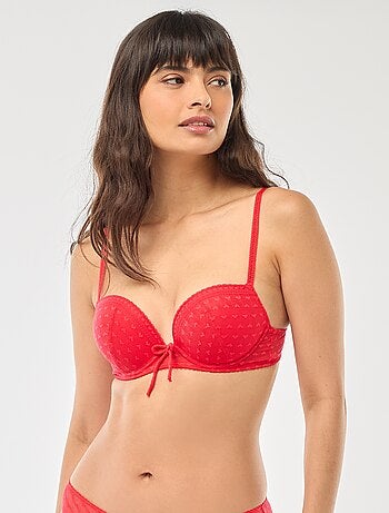 Soutien-gorge push up en dentelle - Saint-Valentin
