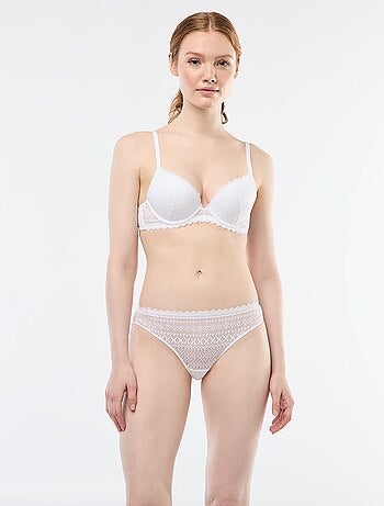 Soutien-gorge push-up en dentelle