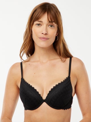 Soutien-gorge push up en dentelle