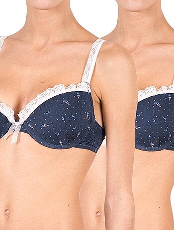 Soutien-gorge push-up femme lot de 2