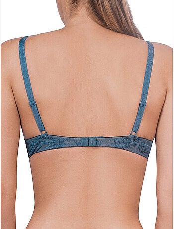 Soutien-gorge push-up gothic bleu
