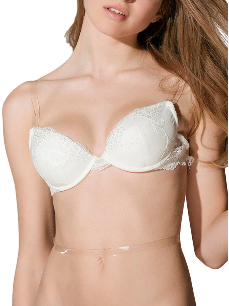 Soutien-gorge push-up honeymoon Ecru - Kiabi