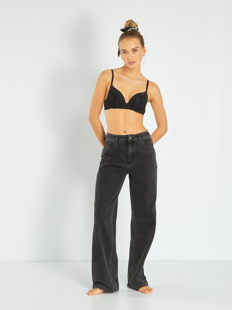 Soutien-gorge push-up Noir - Kiabi