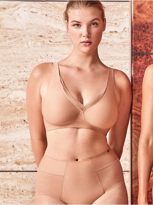 Soutien-gorge réducteur sans armatures - Kiabi