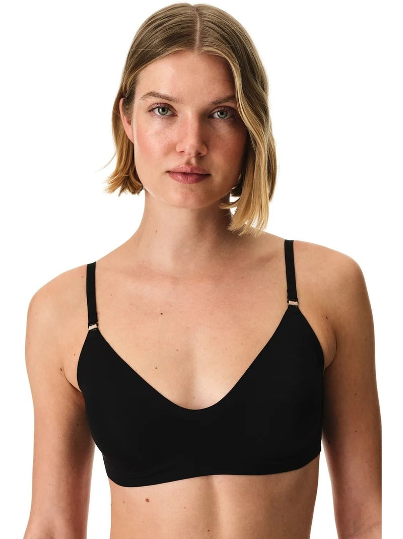 Soutien-gorge rembourré réversible invisible penti Beige argile - Kiabi