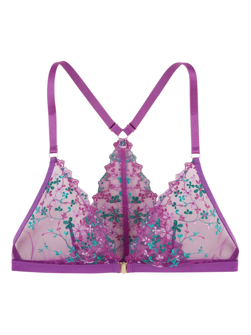 Soutien-gorge sans armature gala - rougegorge lingerie Violet - Kiabi
