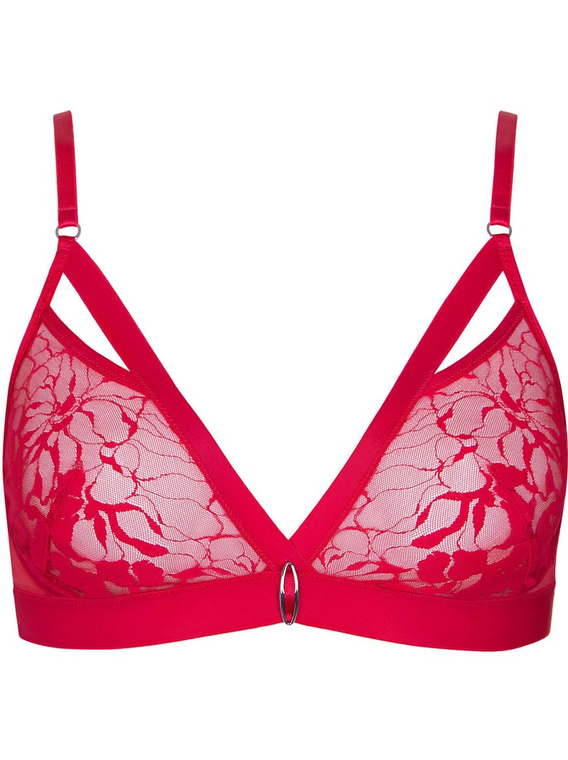 Soutien-gorge sans armatures flamenco Rouge - Kiabi