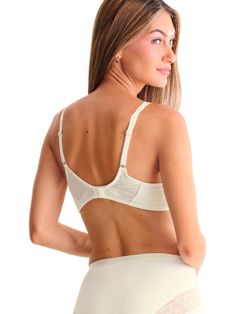 Soutien-gorge sans armatures opal Ecru - Kiabi