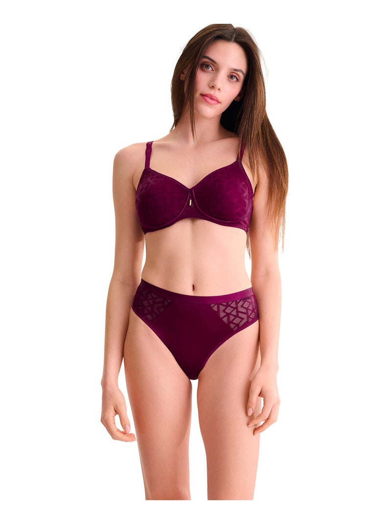Soutien-gorge sans armatures opal Magenta - Kiabi