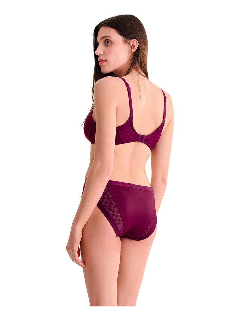 Soutien-gorge sans armatures opal Magenta - Kiabi