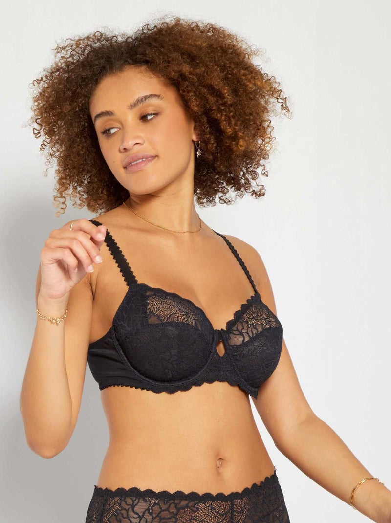 Soutien-gorge 'Sans Complexe' noir - Kiabi