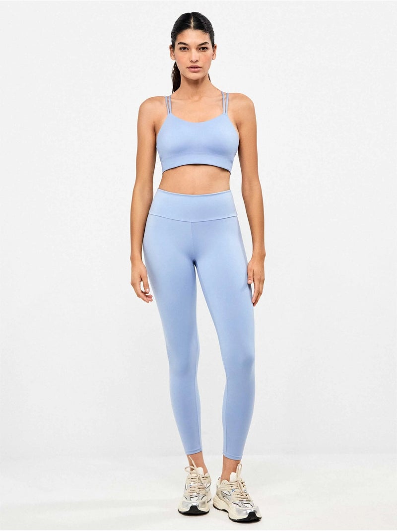 Soutien-gorge sportif demi-maintien Bleu - Kiabi