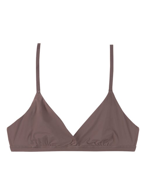 Soutien-gorge triangle croisé sans armatures femme easy seconde peau athena - Kiabi Soutien-gorge triangle croisé sans armatures femme easy seconde peau athena - Kiabi