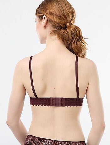 Soutien-gorge triangle en dentelle