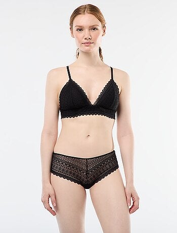 Soutien-gorge triangle en dentelle