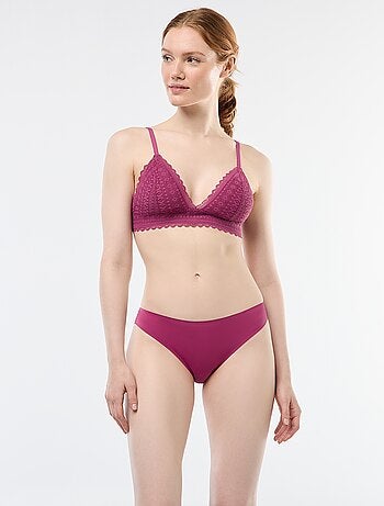 Soutien-gorge triangle en dentelle