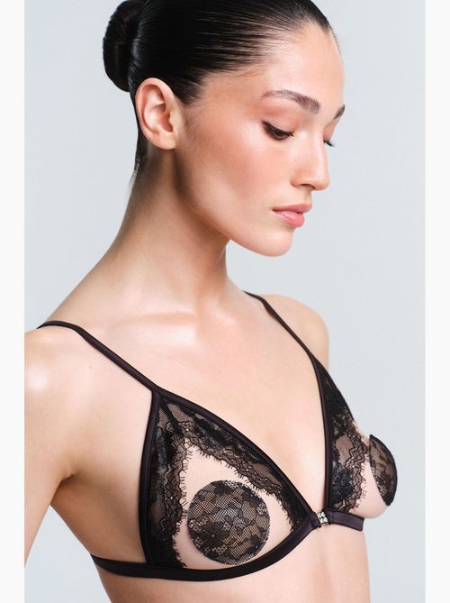 Soutien-gorge triangle lacy femme penti - Kiabi Soutien-gorge triangle lacy femme penti - Kiabi