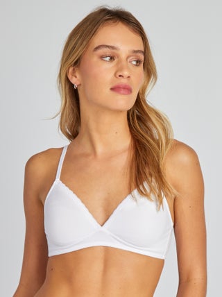 Soutien-gorge triangle non paddé