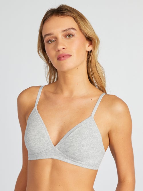 Soutien-gorge triangle non paddé - Kiabi