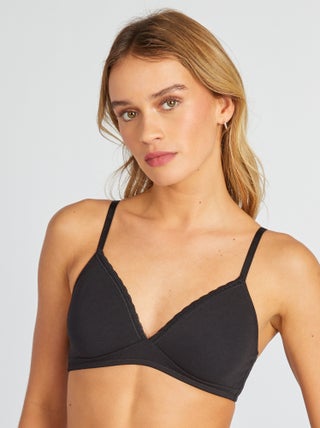 Soutien-gorge triangle non paddé