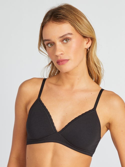 Soutien-gorge triangle non paddé - Kiabi