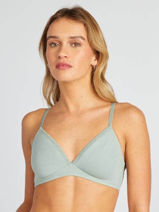 Soutien-gorge triangle non paddé