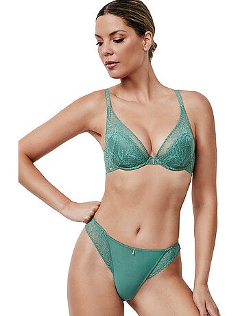 Soutien-gorge triangle plongeant malitzia