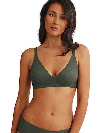 Soutien-gorge triangle préformé plongeant coques amovibles one
