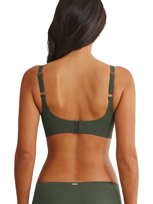 Soutien-gorge triangle préformé plongeant coques amovibles one - Kiabi Soutien-gorge triangle préformé plongeant coques amovibles one - Kiabi