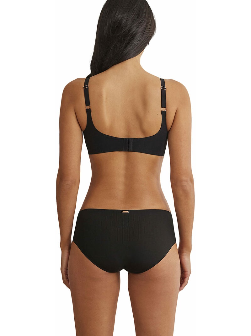 Soutien-gorge triangle préformé plongeant coques amovibles one Noir - Kiabi
