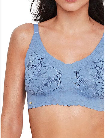 Soutien-gorge triangle préformé sans armatures one and lace