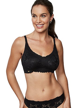 Soutien-gorge triangle préformé sans armatures one and lace