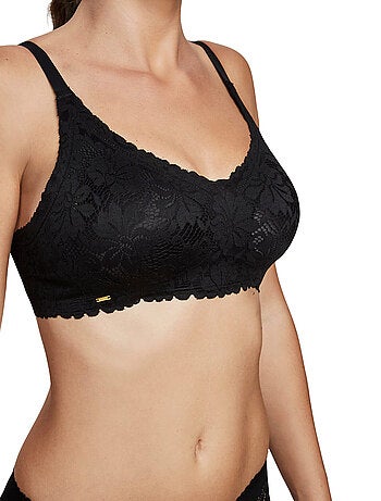 Soutien-gorge triangle préformé sans armatures one and lace