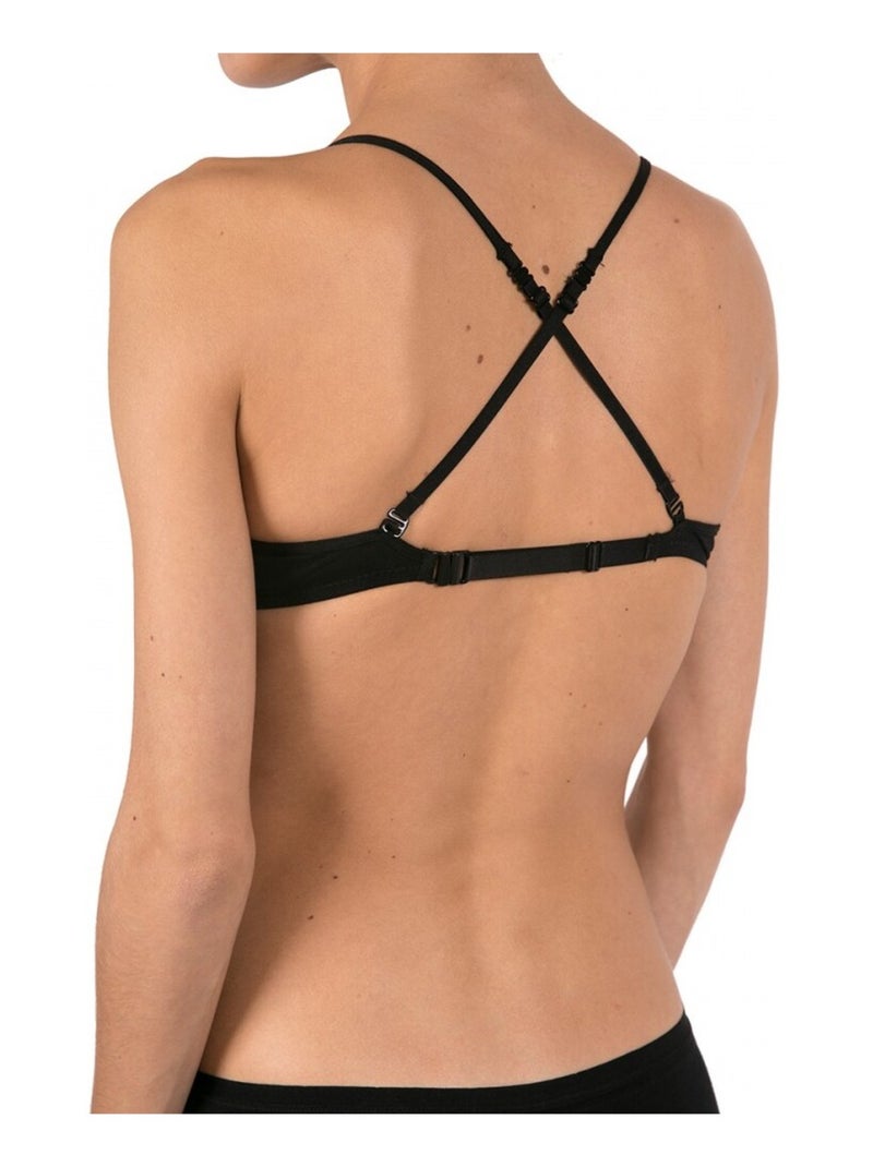 Soutien-gorge triangle push-up Noir - Kiabi