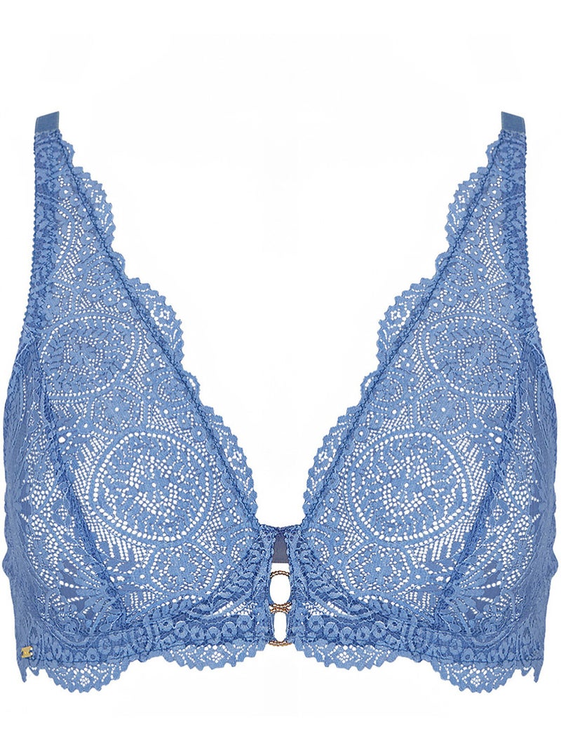 Soutien-gorge triangle sans armatures matilda Bleu - Kiabi