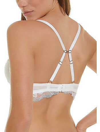 Soutien-gorge triangle semi bralette jolie mariage
