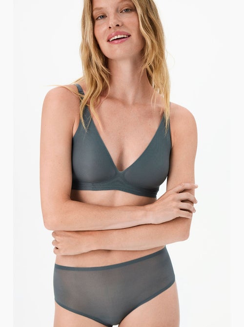 Soutien-gorge zerogram decolette avec coussinets invisibles penti - Kiabi Soutien-gorge zerogram decolette avec coussinets invisibles penti - Kiabi