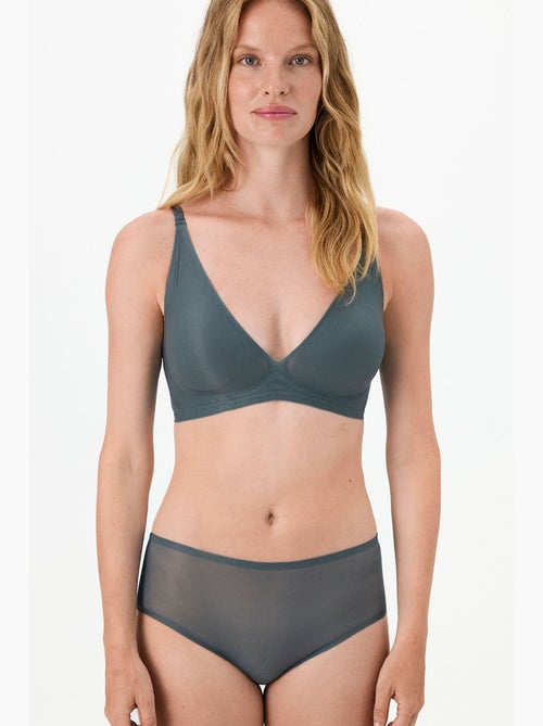 Soutien-gorge zerogram decolette avec coussinets invisibles penti - Kiabi Soutien-gorge zerogram decolette avec coussinets invisibles penti - Kiabi
