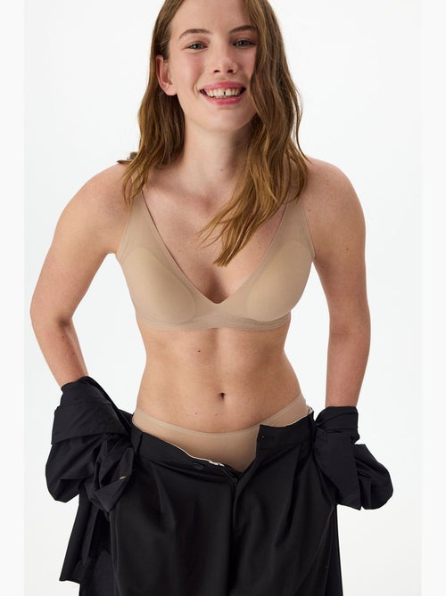 Soutien-gorge zerogram decolette invisible, avec coussinets penti - Kiabi Soutien-gorge zerogram decolette invisible, avec coussinets penti - Kiabi