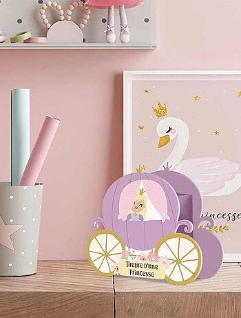Spaarpot – Carosse Prinses voor kinderen hout