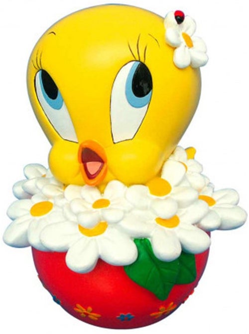 Spaarpot en hars Tweety Marguerite 15 cm Looney Tunes - Kiabi