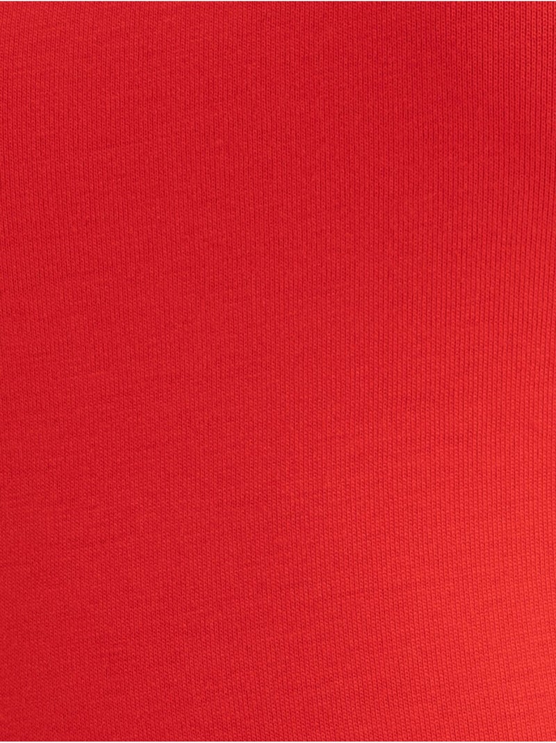 Spaghettibandjes basic cropped cami top hiccup Rood - Kiabi