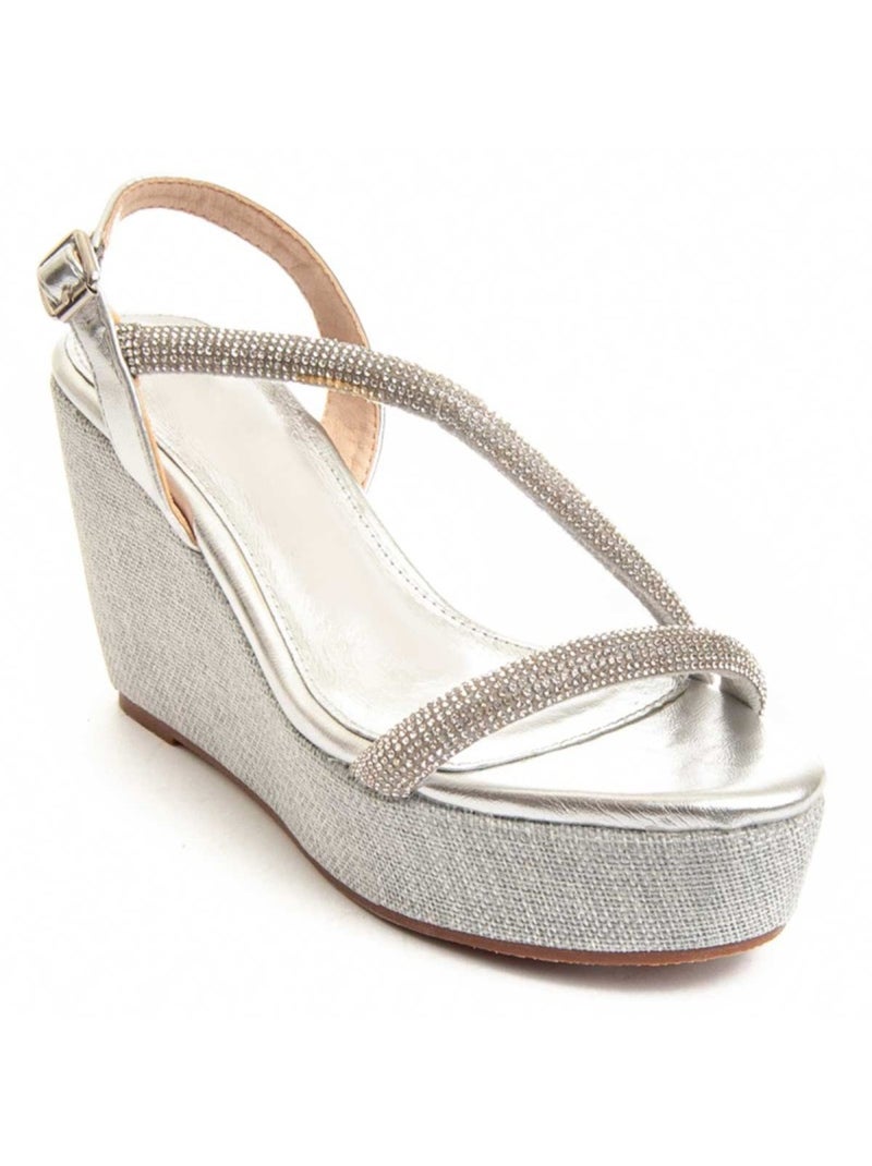 Sparto Sandaal Sleehak Synthetisch Materiaal Montevita Goud/Goudkleurig - Kiabi
