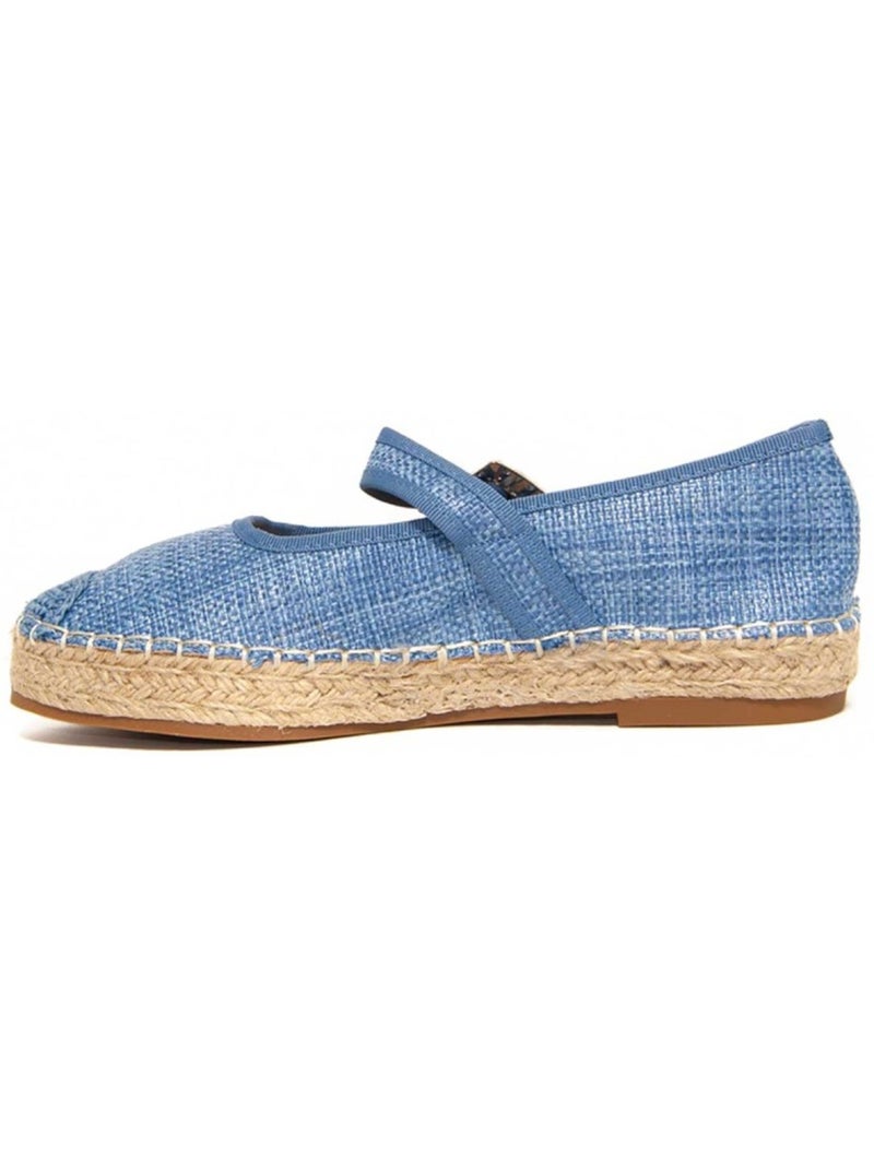 Sparto wedge synthetisch materiaal montevita Blauw - Kiabi
