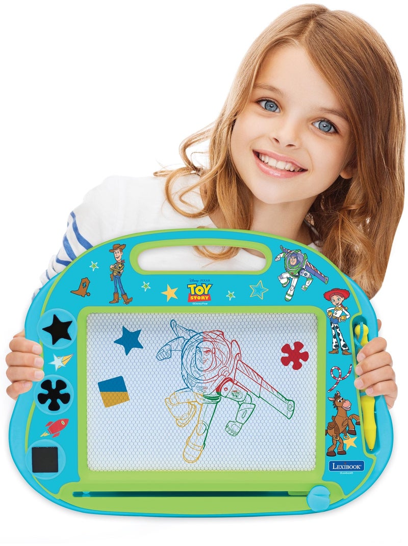 Speelgoed story magnetisch meerkleurig tekenbord met accessoires a5 formaat N.v.t. - Kiabi