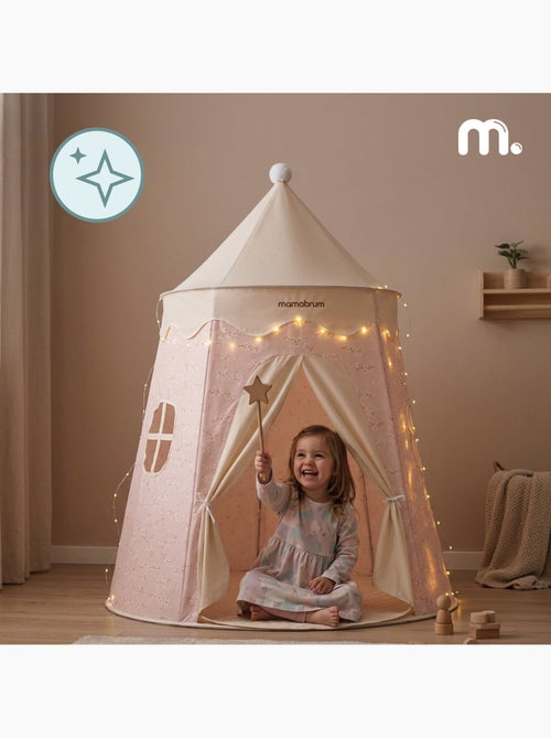 Speeltent tipi kasteel voor kinderen 113x155 cm mamabrum - Kiabi